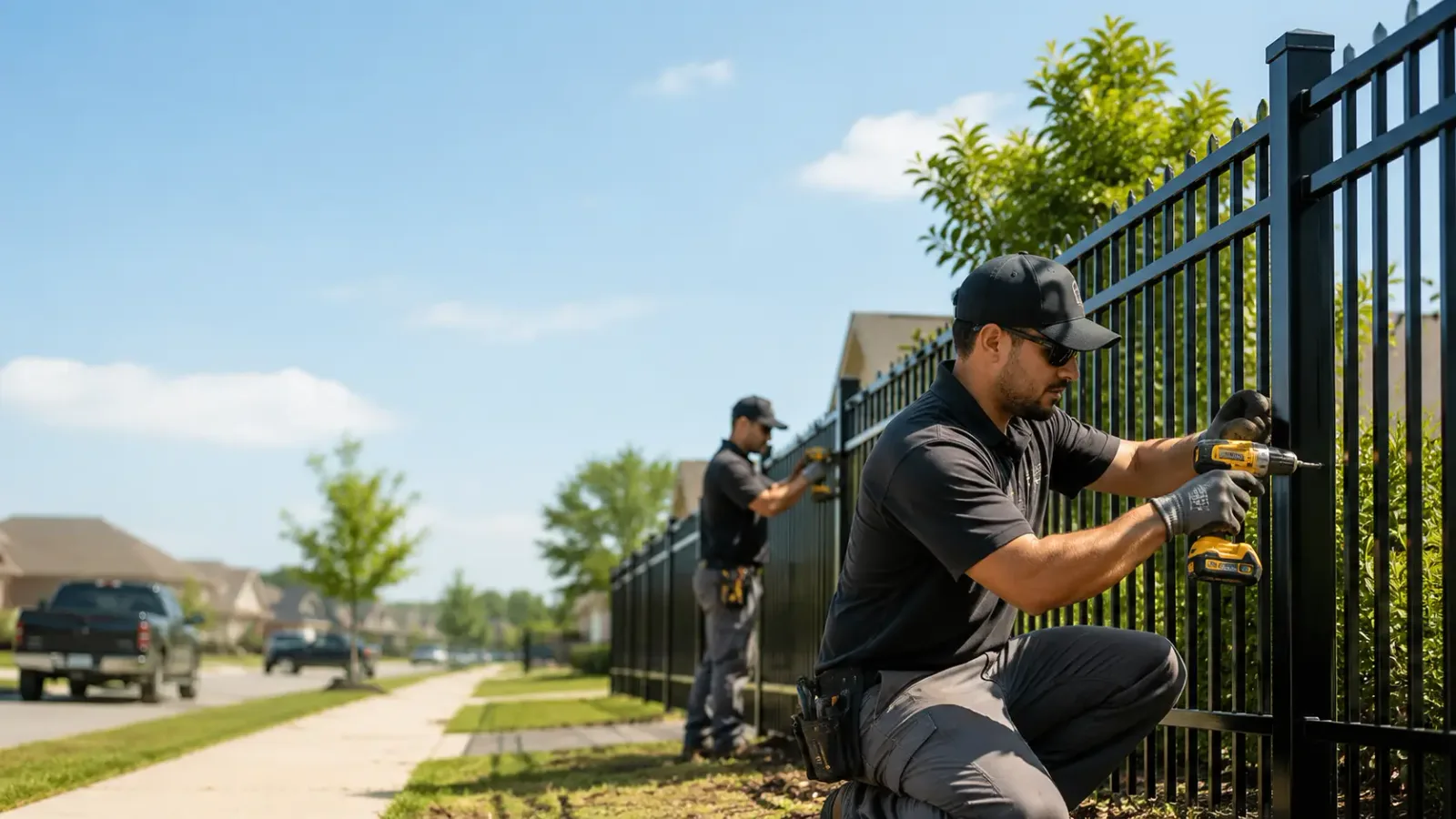 Metal Fence Installation in Bernice, LA